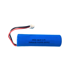3.7V lithium ion battery 18650 2600mAh for led light