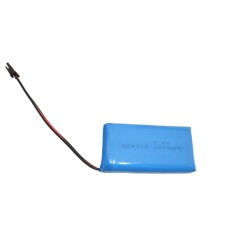 854274 7.4V 3000mAh 22.2Wh LiPo battery with protection circuit