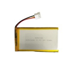 Customized high capacity lipo battery pack 3.7V 6900mAh li-polymer battery with MSDS