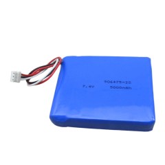 Certified lipo battery 7.4V 5000mAh 2S LiPol battery 906475