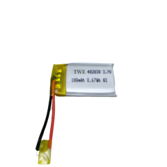 402030 3.7V 180mAh li-polymer battery for wearable sport bracelet