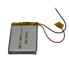 LiPo 3.7V 720mAh 603245 rechargeable lithium polymer battery for GPS