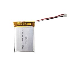 Custom lipo battery 552535 3.7v 450mAh with IEC62133 UN38.3 certificate