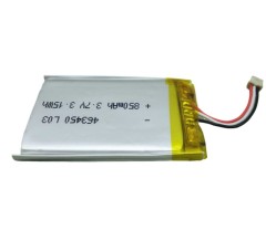 463450 850mAh 3.7V rechargeable lithium polymer battery for tracking device