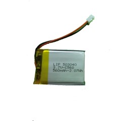 503040 lithium polymer rechargeable battery 3.7v 600mah li-po battery