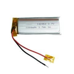 Topwell 102050 3.7V 1000mAh li-polymer battery with UN38.3 IEC62133 certificate