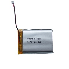 CB IEC62133 certified 603040 battery 3.7V 1200mAh lithium polymer battery