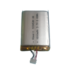 IEC62133/UN38.3/CE/ROHS approved 103450 1800mAh 3.7V lithium polymer battery for GPS tracker