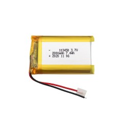 High capacity 103450 3.7V 2000mAh rechargeable prismatic lithium-ion battery