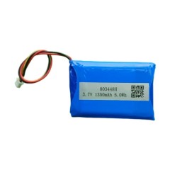 Customized rechargeable li-polymer 3.7v 1350mah 803448 lithium battery for tracker