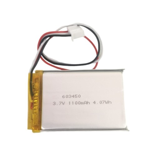 Long life GPS tracker battery 3.7V 1100mAh 603450 li-polymer battery
