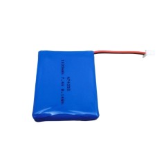 472453 2S1P 7.4V 1100mah rechargeable lipo battery for handheld POS