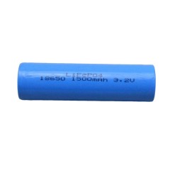 IFR 18650 battery 3.2v 1500mah 18650 LiFePO4 rechargeable battery for backup power