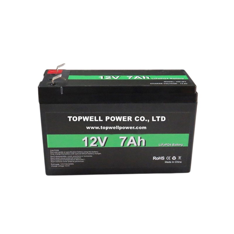 Topwell's 12V 7Ah LiFePO4 Battery: Reliable and Environmentally Friendly