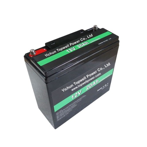Lightweight deep cycle rechargeable 12V 20Ah LiFePo4 battery lithium ion 12V battery pack for golf cart/golf trolley