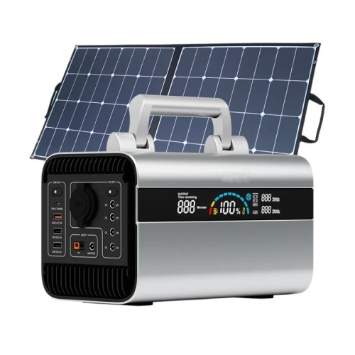 1000W Portable power station outdoor solar power bank generator emergency supply
