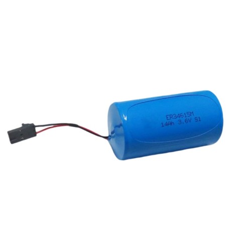 Power type lithium battery ER34615M 3.6V 14000mAh instrument Li/SOCl2 battery