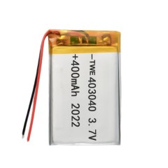 Factory pricing polymer lithium battery 403040 400mah 3.7v night light battery fingerprint lock battery
