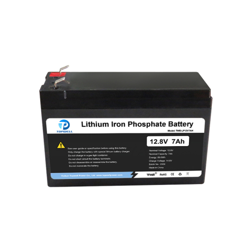 CE approved 12V 7Ah LiFePO4 battery 12.8V lithium iron phosphate battery pack