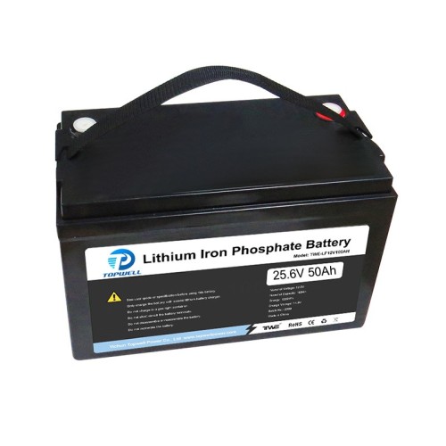 24V 50Ah Lithium LiFePO4 Deep Cycle Rechargeable Battery