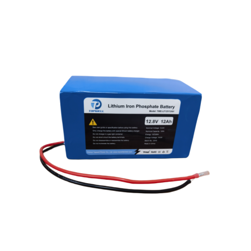 Topwell 12.8V 12Ah LiFePO4 Battery Pack