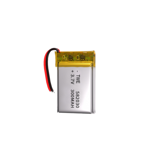 Small Lithium Polymer Battery 582030 3.7V 300mAh for Wireless Microphone