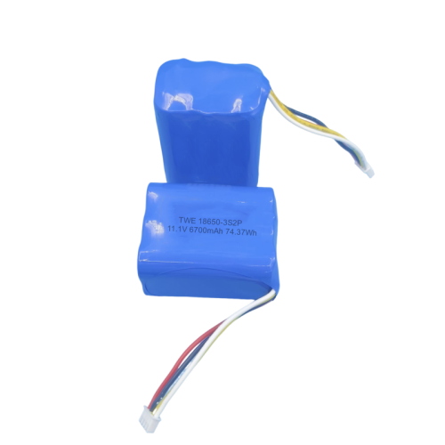 11.1V 6700mAh 18650 3S2P Lithium-Ion Battery Pack for Detector & Handheld Device