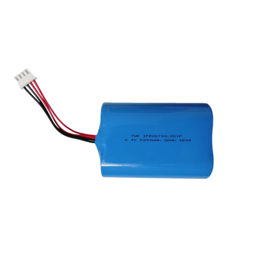 6.4V 5000mAh 26700 LiFePO4 Battery Pack with JST XHR Connector