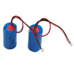 3.7V 1100mAh 18350 Li-ion Battery with Protection Circuit and Wires
