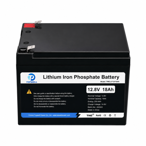 Topwell 12V 18Ah Lithium Battery (LiFePO4)
