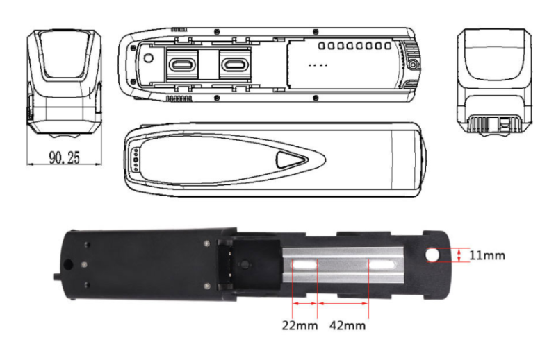 G56 G70 Battery Box HaiLong Battery Housing Down Tube downtube Battery Case For 21700 Cells 13S4P 18650 Cells 10S7P 13S5P 14S5P