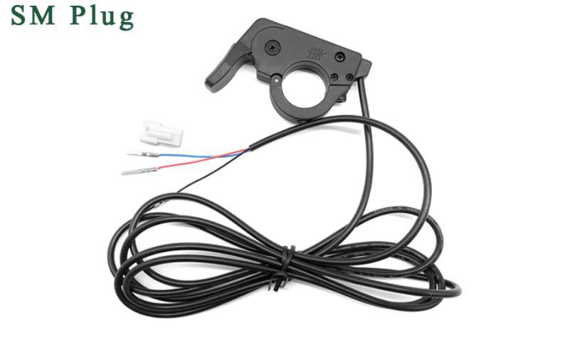 Quick Thumb Throttle Electric Bicycle Part &amp; Accessories Scooter Bike Throttle ebike 3 Pin Waterproof SM Connector