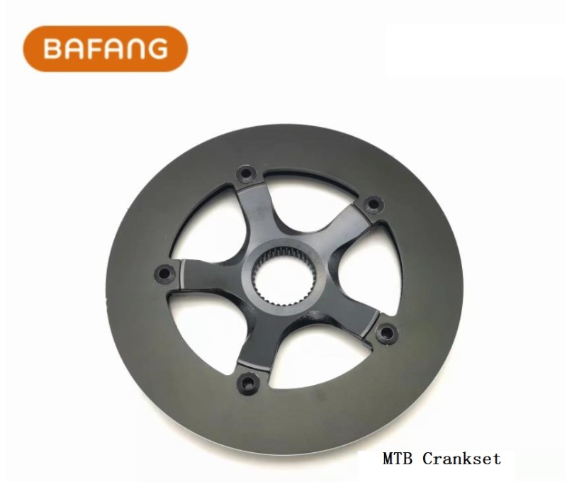 E-bike BAFANG Central Motor Sprocket Crank M620/G510 MTB Crankset Fat Sprocket Crank 170mm Aluminum Alloy