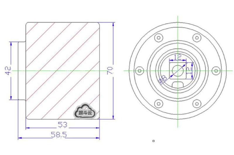 70 motor 2436V DC brushless skateboard wheel hub speed regulation 2.5 inch motor tool balance wheel belt sander drive