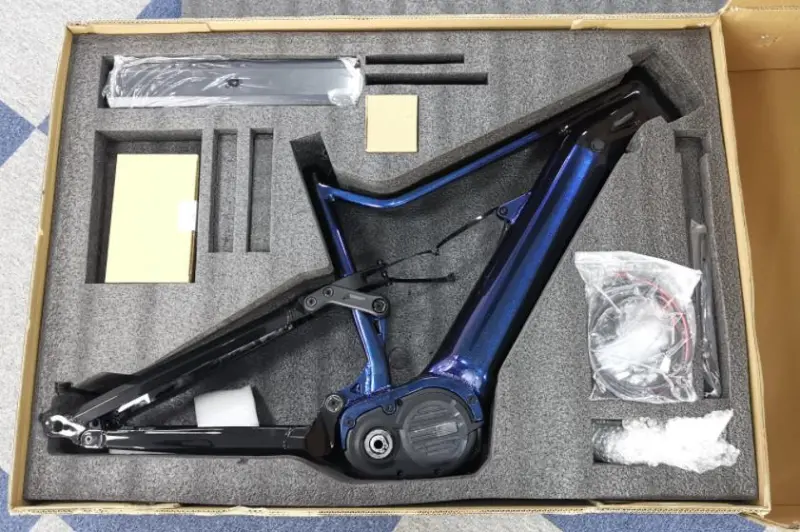 E-bike 2022 NEW Downhill Softtail Suspension Bike M500/M600/M620 Bafang Mid Motor Frame High strength aluminum alloy