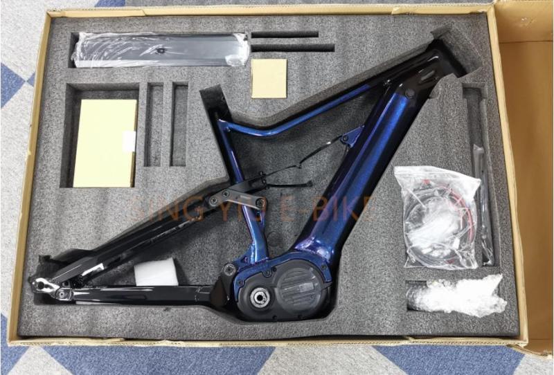 E-bike 2022 NEW Downhill Softtail Suspension Bike M500/M600/M620 Bafang Mid Motor Frame High strength aluminum alloy