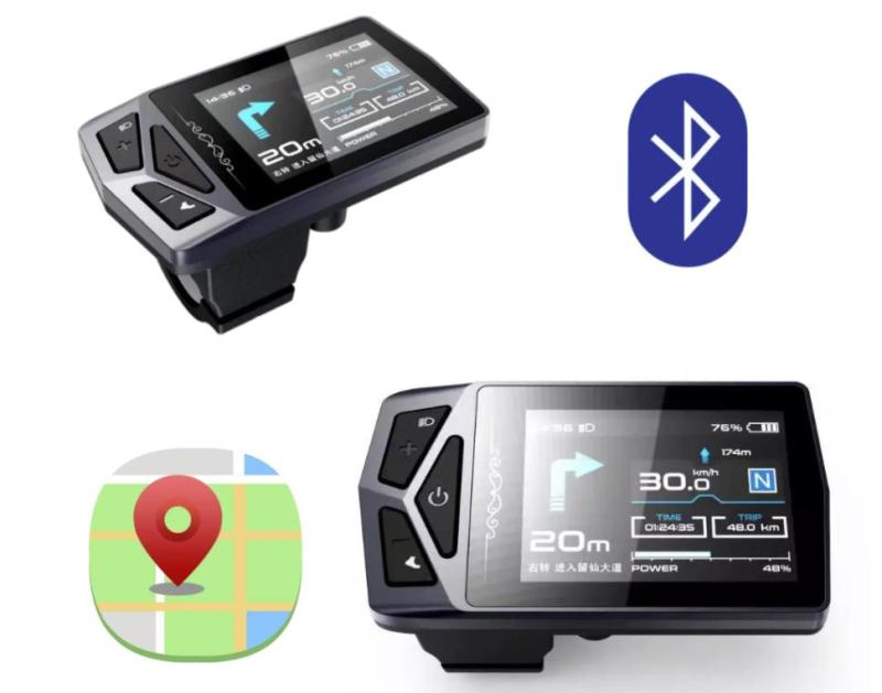 bafang mid motor color display bluetooth LCD computer call reminder map navigation BBS0102 G340 M510 M600 G510 M620