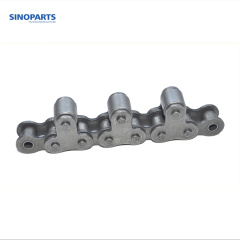 Short pitch chain with top rollers