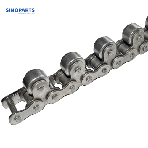Short pitch chain with top rollers