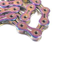 colourful biycycle chains
