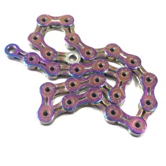 colourful biycycle chains