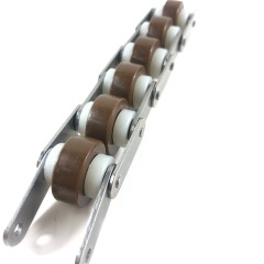 BS25 pitch 25.4mm double plus chains with nylon rollers