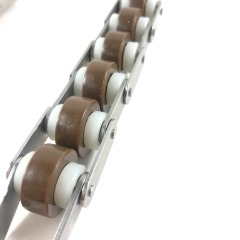 BS25 pitch 25.4mm double plus chains with nylon rollers