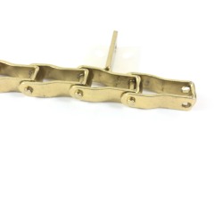 Heavy duty cranked-link chains