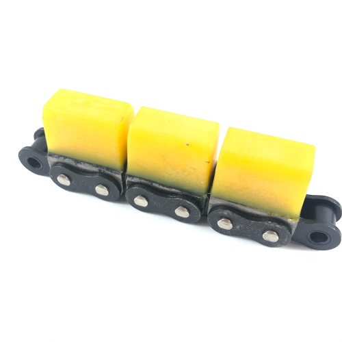 08B conveyor chains with vulcanized elastomer profiles