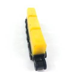 08B conveyor chains with vulcanized elastomer profiles