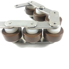 BS25 pitch 25.4mm double plus chains with nylon rollers