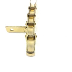Heavy duty cranked-link chains