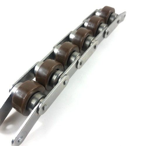 BS25 pitch 25.4mm double plus chains with nylon rollers