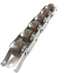 BS25 pitch 25.4mm double plus chains with nylon rollers